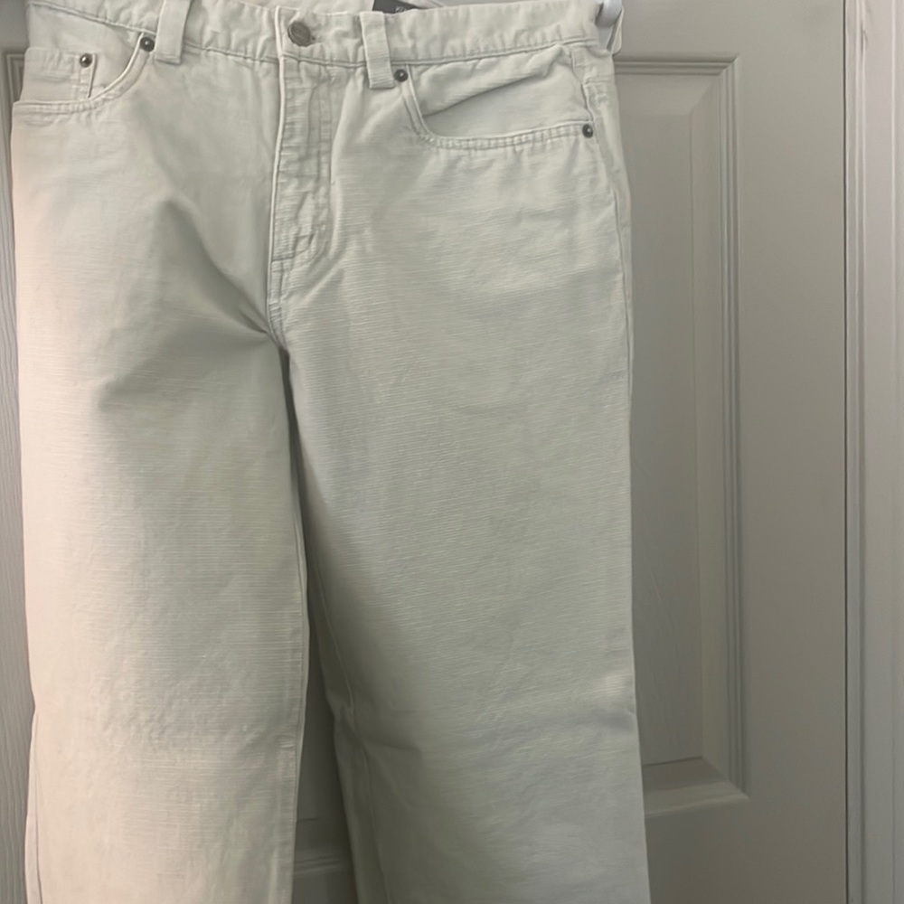 cream corduroy pants from Kenneth Cole. Size 33x30